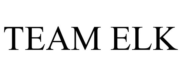 Trademark Logo TEAM ELK