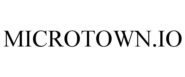 Trademark Logo MICROTOWN.IO