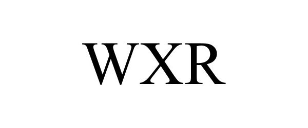 Trademark Logo WXR
