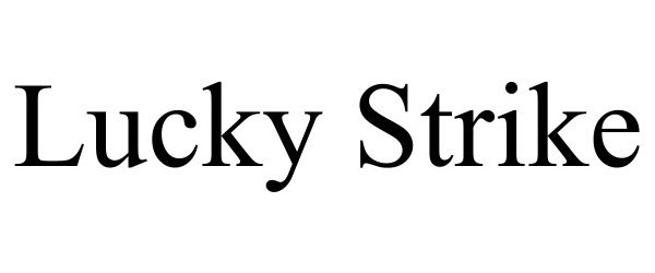 Trademark Logo LUCKY STRIKE