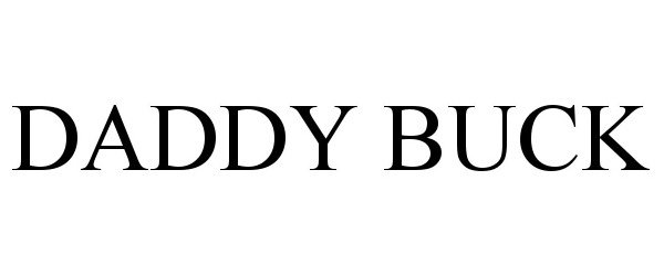 Trademark Logo DADDY BUCK