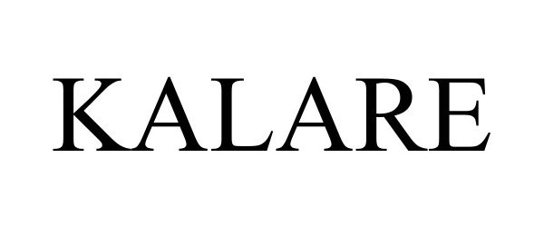 Trademark Logo KALARE