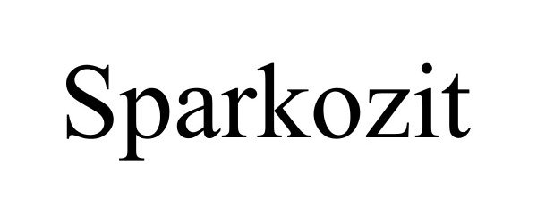 Trademark Logo SPARKOZIT