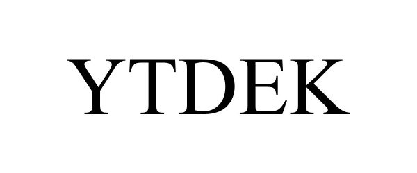 Trademark Logo YTDEK