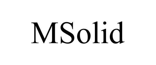  MSOLID