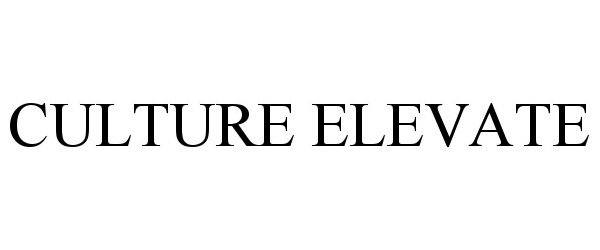 Trademark Logo CULTURE ELEVATE