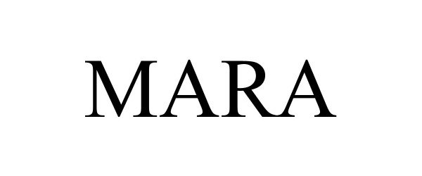 Trademark Logo MARA