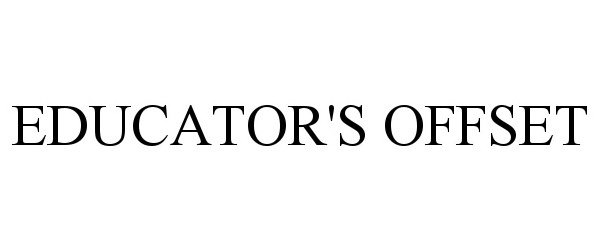 Trademark Logo EDUCATOR'S OFFSET