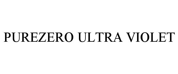 Trademark Logo PUREZERO ULTRA VIOLET