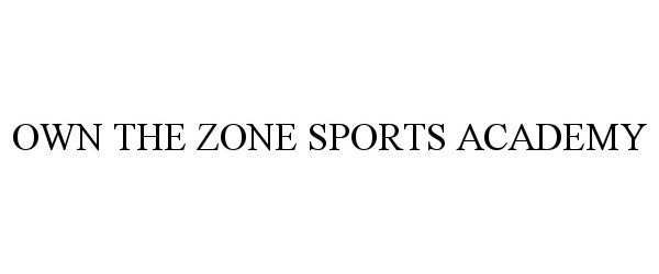  OWN THE ZONE SPORTS ACADEMY