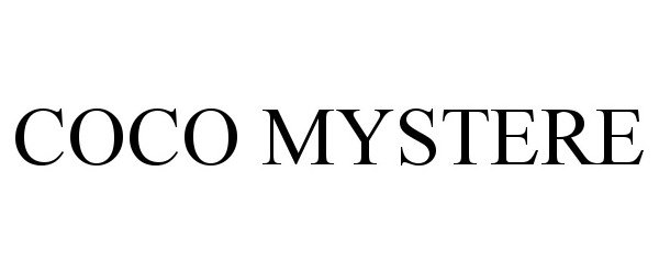 Trademark Logo COCO MYSTERE