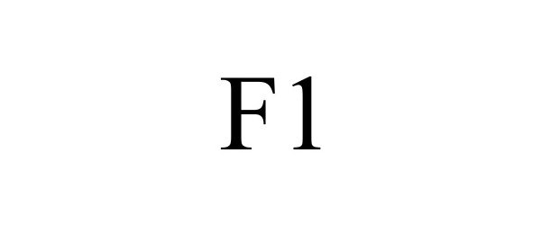 Trademark Logo F1