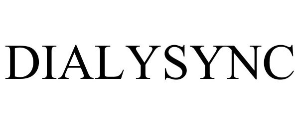 Trademark Logo DIALYSYNC