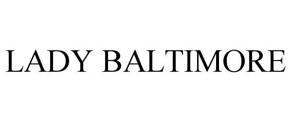 Trademark Logo LADY BALTIMORE