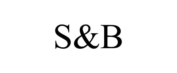 Trademark Logo S&amp;B