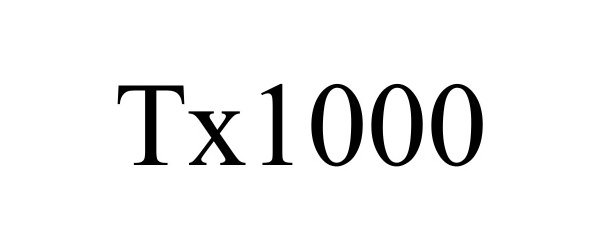 Trademark Logo TX1000