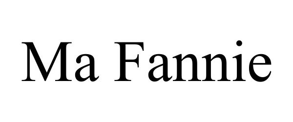 Trademark Logo MA FANNIE