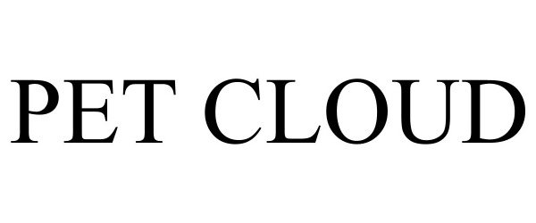 Trademark Logo PET CLOUD