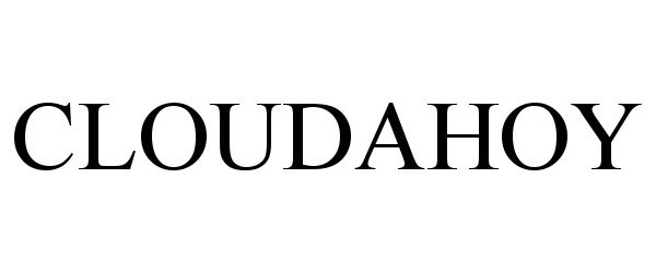 Trademark Logo CLOUDAHOY