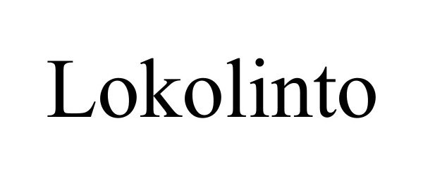 Trademark Logo LOKOLINTO