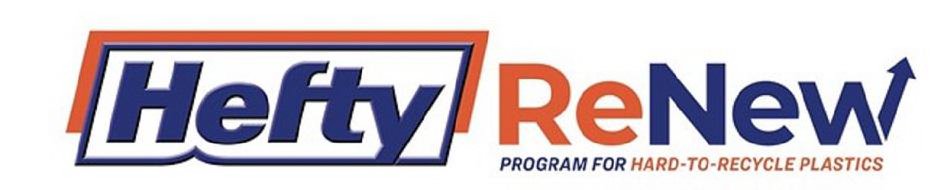 Trademark Logo HEFTY RENEW PROGRAM FOR HARD-TO-RECYCLE PLASTICS