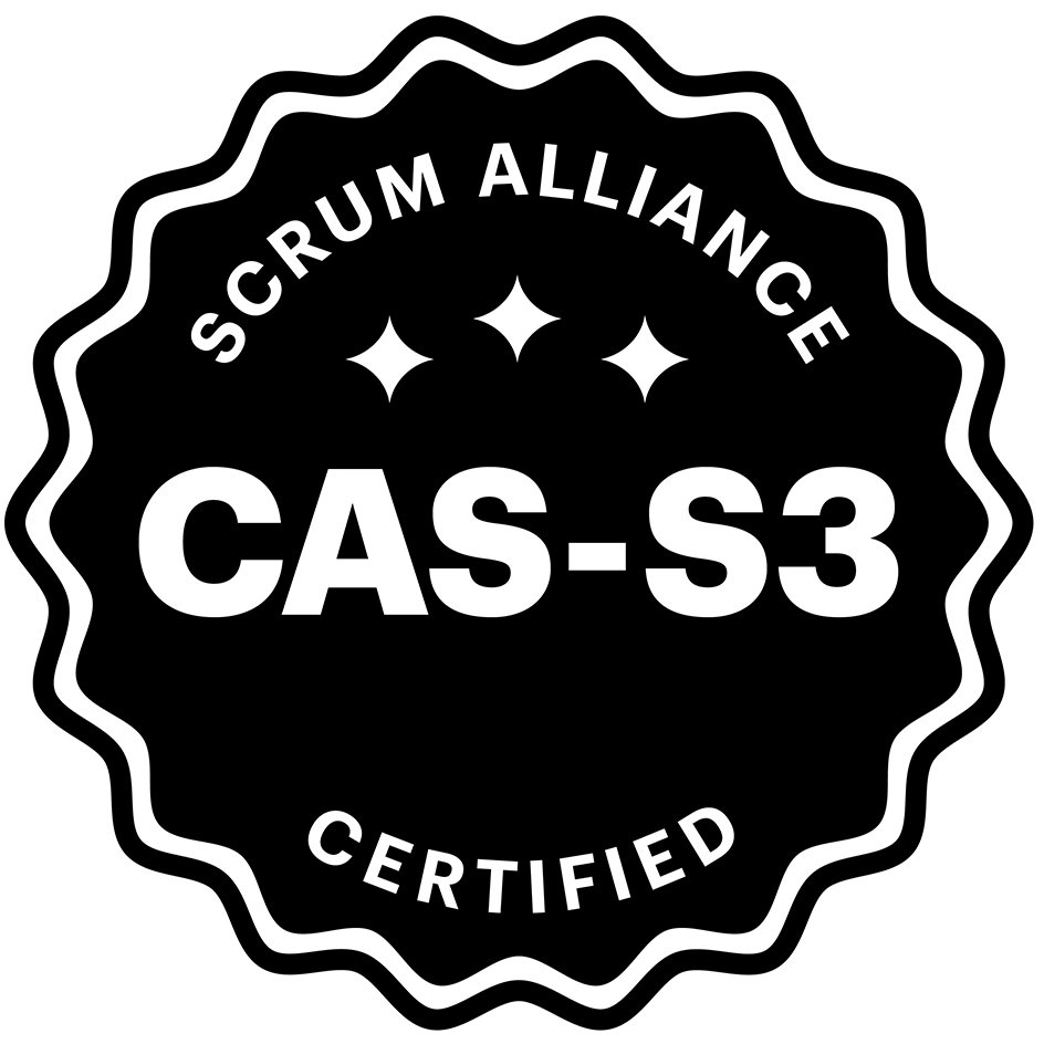  SCRUM ALLIANCE CAS-S3 CERTIFIED