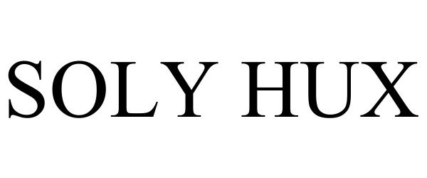Trademark Logo SOLY HUX