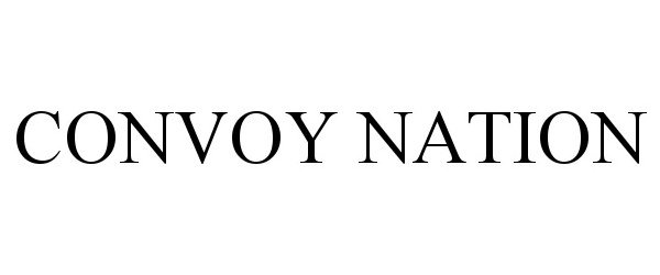 Trademark Logo CONVOY NATION