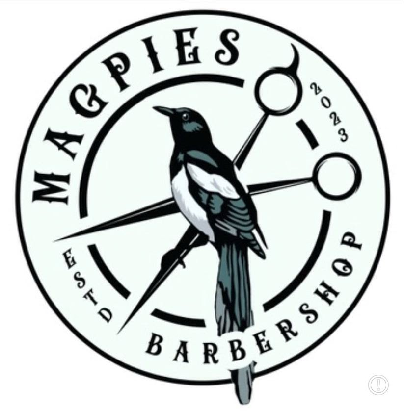 Trademark Logo MAGPIES BARBERSHOP ESTD 2023