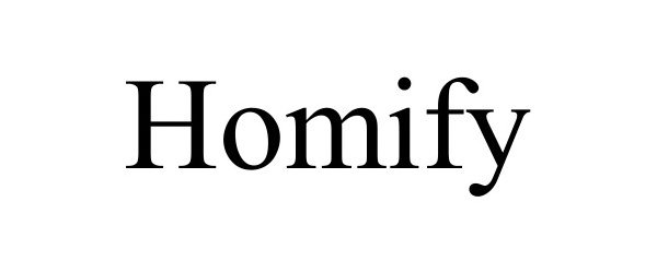 Trademark Logo HOMIFY