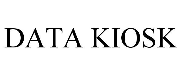 Trademark Logo DATA KIOSK