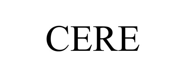 Trademark Logo CERE
