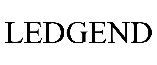 Trademark Logo LEDGEND