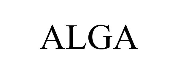 Trademark Logo ALGA