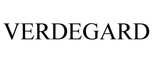 Trademark Logo VERDEGARD