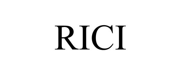 Trademark Logo RICI
