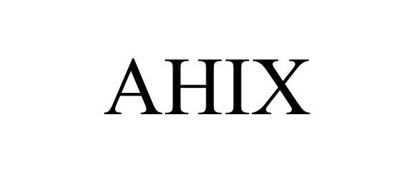 Trademark Logo AHIX