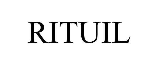 Trademark Logo RITUIL