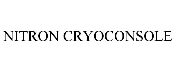 NITRON CRYOCONSOLE