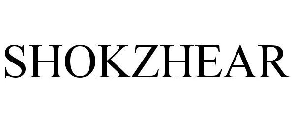 Trademark Logo SHOKZHEAR