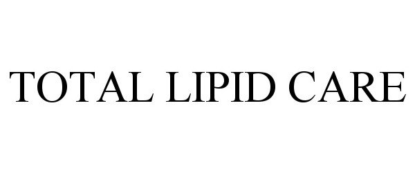 Trademark Logo TOTAL LIPID CARE