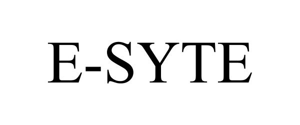 Trademark Logo E-SYTE
