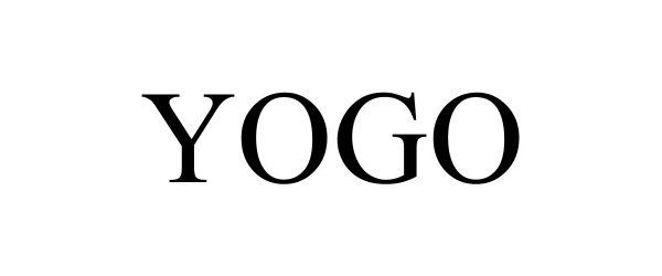 Trademark Logo YOGO