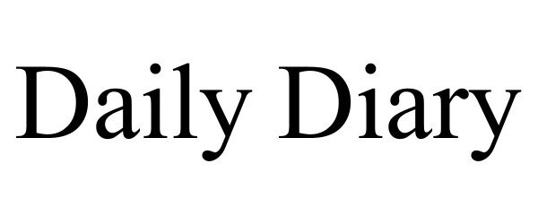 Trademark Logo DAILY DIARY