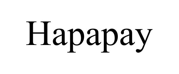 Trademark Logo HAPAPAY
