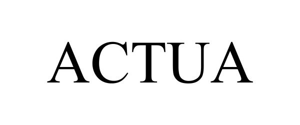 Trademark Logo ACTUA