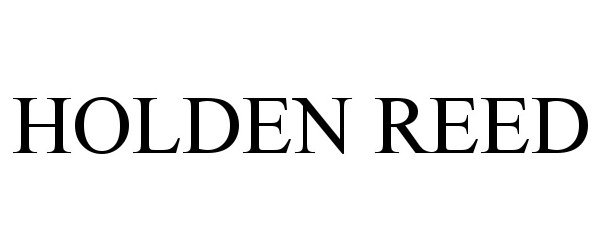  HOLDEN REED