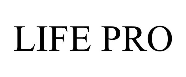 Trademark Logo LIFE PRO