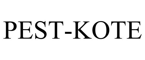 Trademark Logo PEST-KOTE