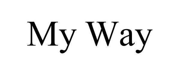 Trademark Logo MY WAY